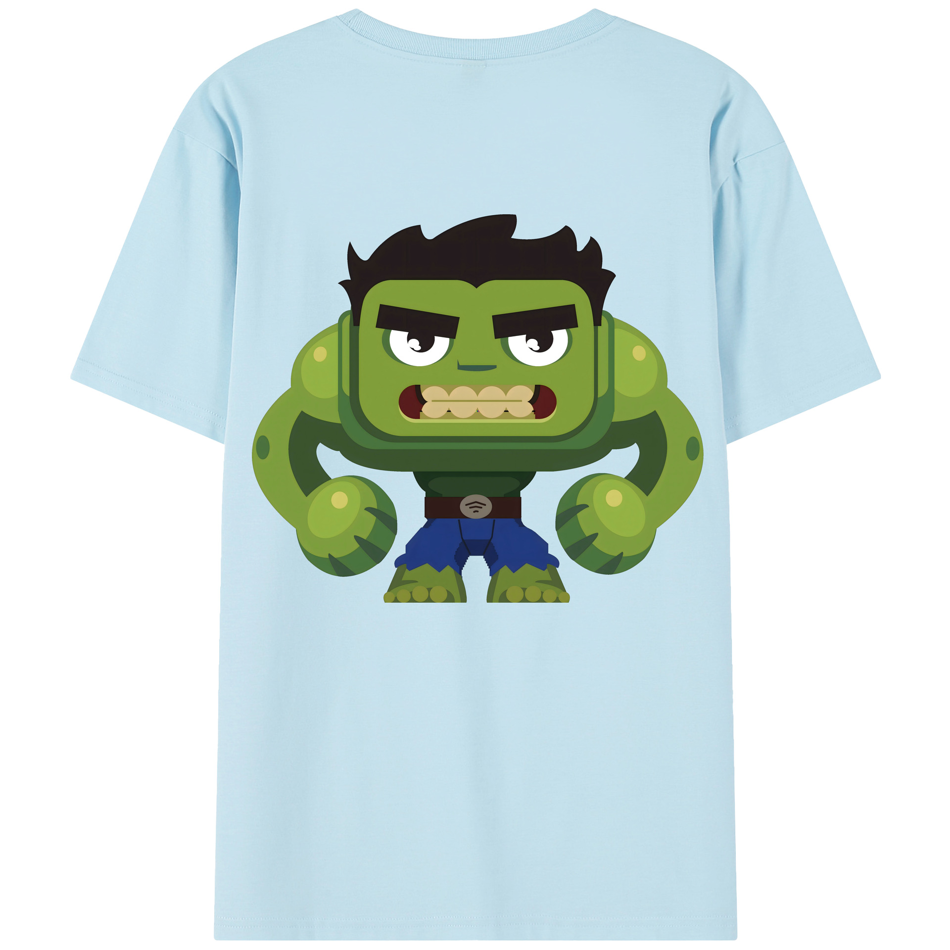（画像用） アベンジャーズ The Avengers 綿100％半袖Tシャツ（背面プリント）